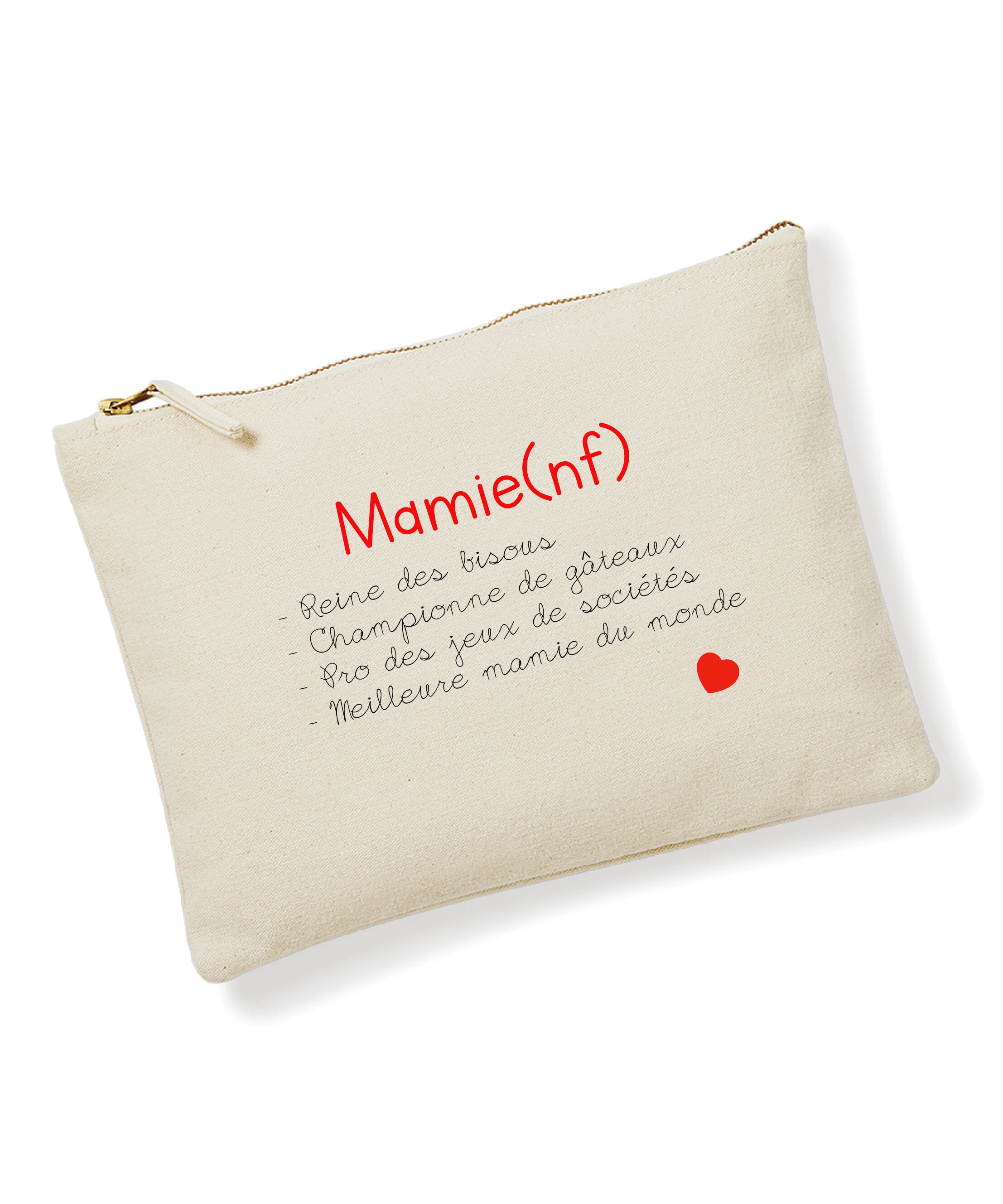 Trousse Mamie , Cadeau Maman Fin d'année Trousse Personnalisé Idée Mamie, Cadeau Super Mamie, Collec