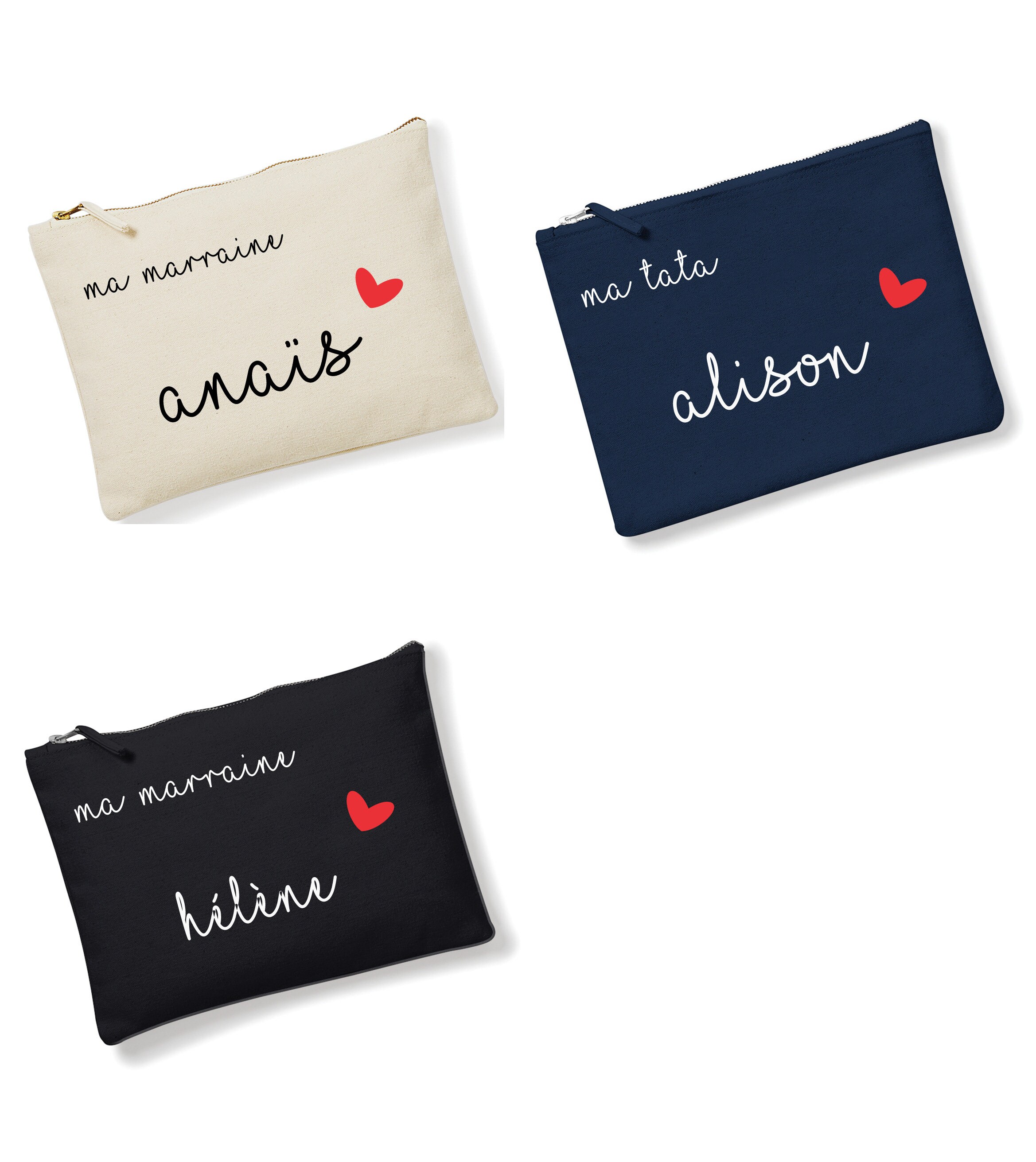 Trousse Marraine , Cadeau Fin d'année Trousse Personnalisé , Idée , Cadeau Super Marraine, Ma Marrai