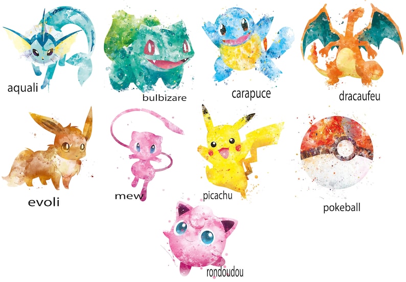 children/'s gift school gift back-to-school gift idea useful gift Pokemon collection Personalized soft bag