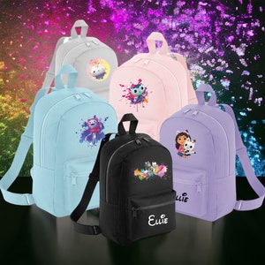 sac a dos personnalisé , cadeau enfants ,idée cadeau rentrée scolaire, cadeau école, sac à dos enfant,collection maison magique