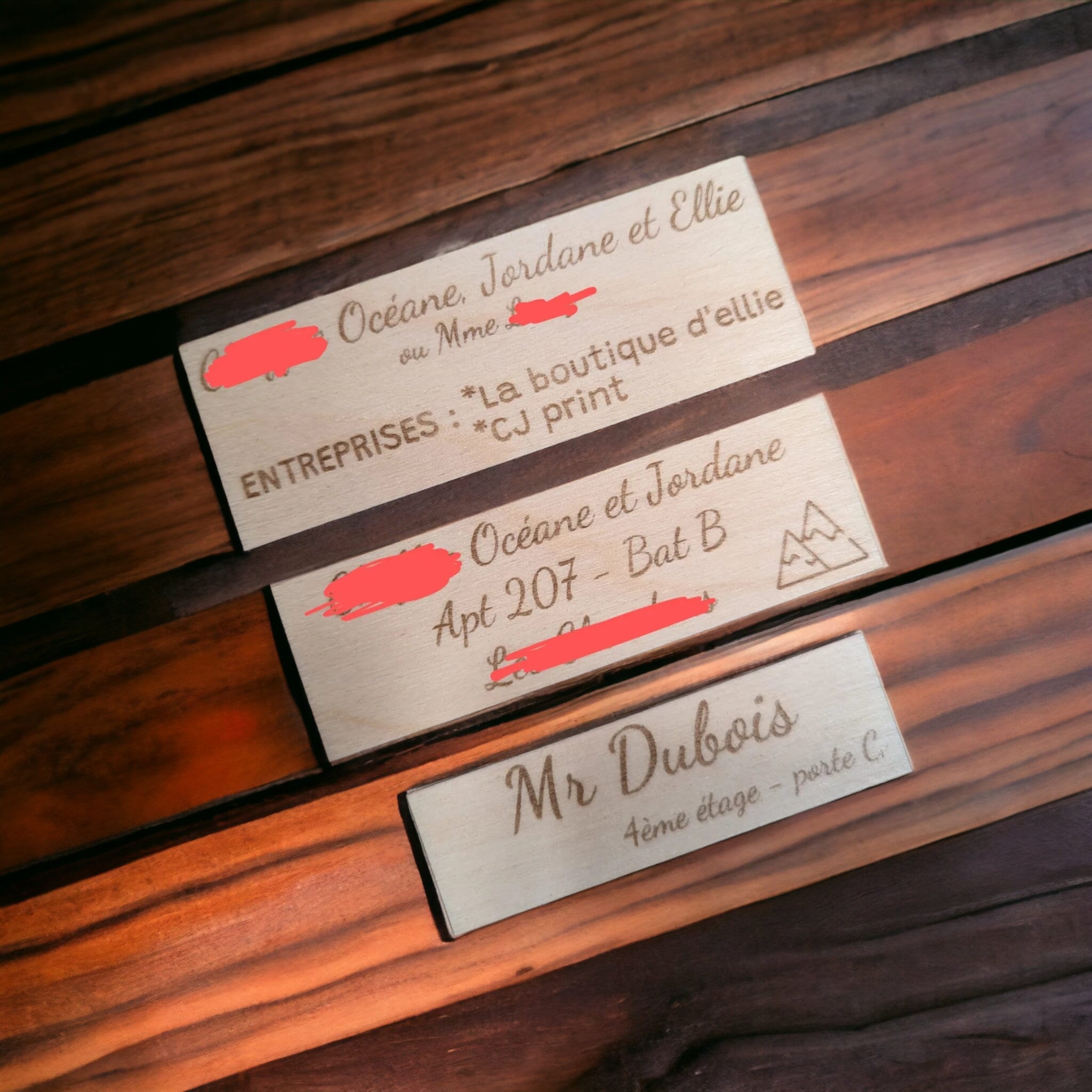 Plaque boite aux lettres , cadeau personnalisé , cadeau crémaillère , boite aux lettres personnalisé , plaque personnalisé