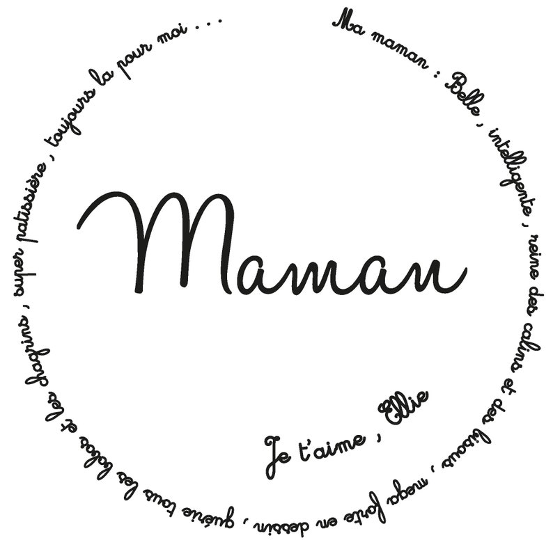 Magnet,Magnet, Mother's Day gift, personalized magnet, mum gift, personalized mom gift, circle/since collection image 3