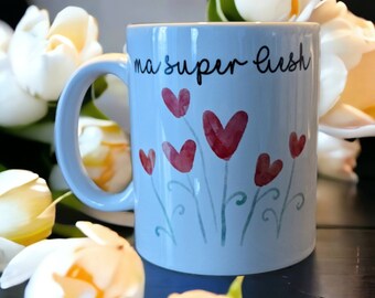 cadeau aesh, super aesh , cadeau fin d'année, cadeau aesh personnalisé ,mug personnalisé, collection coeurs