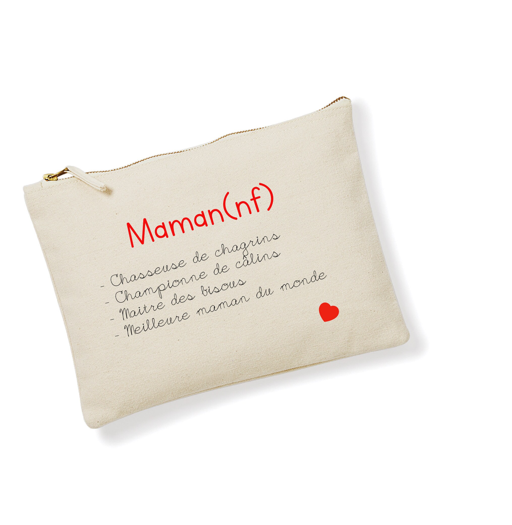 Trousse Maman , Cadeau Fin d'année Trousse Personnalisé Idée Maman, Cadeau Super Maman, Collection D