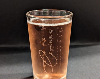 Personalized engraved glass – Personalized gift for weddings, birthdays, witnesses, wine glasses engraved with names, gift idea, personalized Blidas