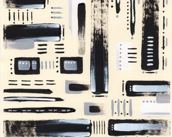 A3 Ciudad Monocroma - Impresión Giclée