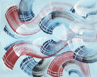 Papel de lienzo: Olas - Impresión Giclée