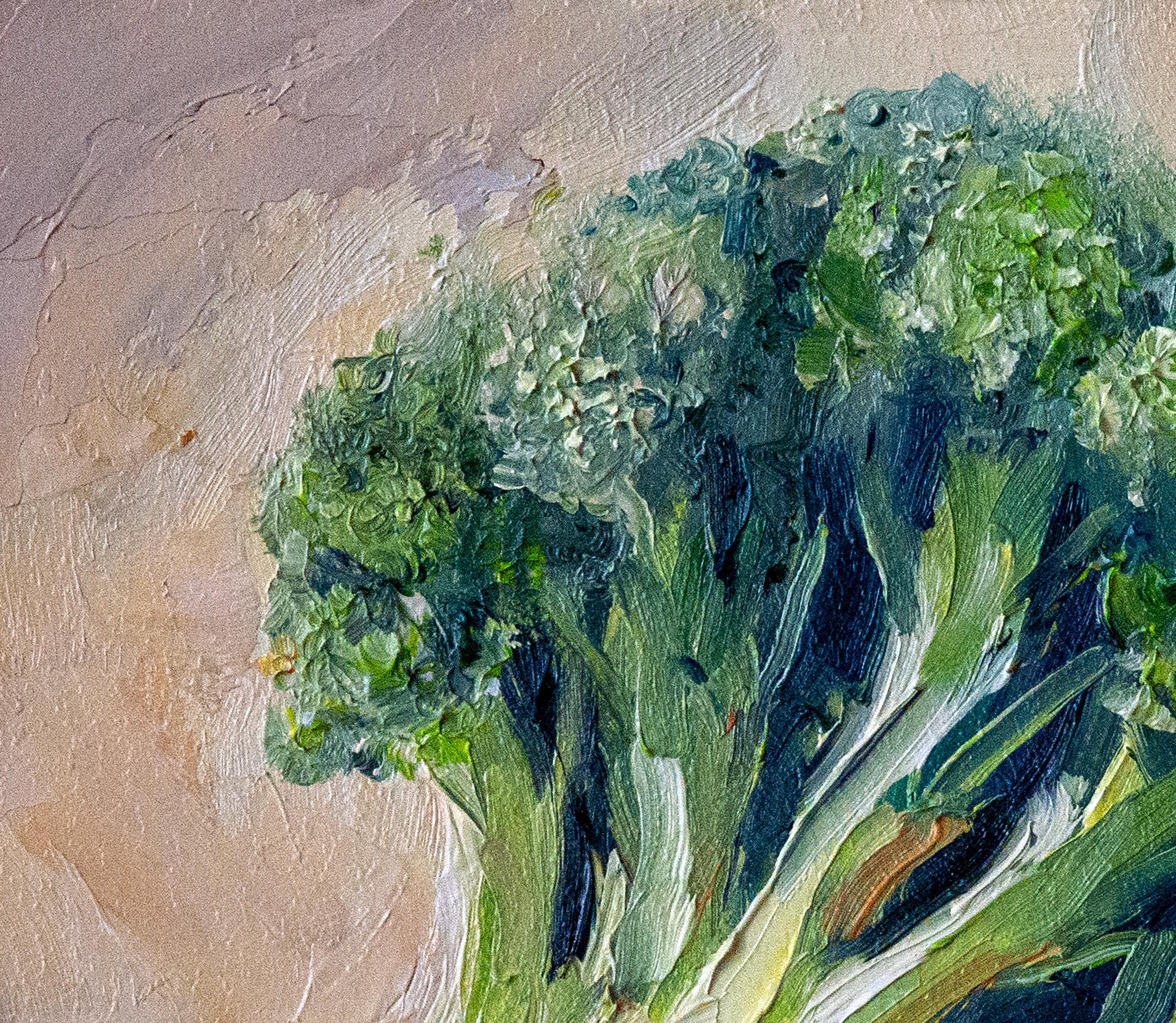 Broccoli Painting, Original Art, Vegetables Wall Art, Small Artwork by ...