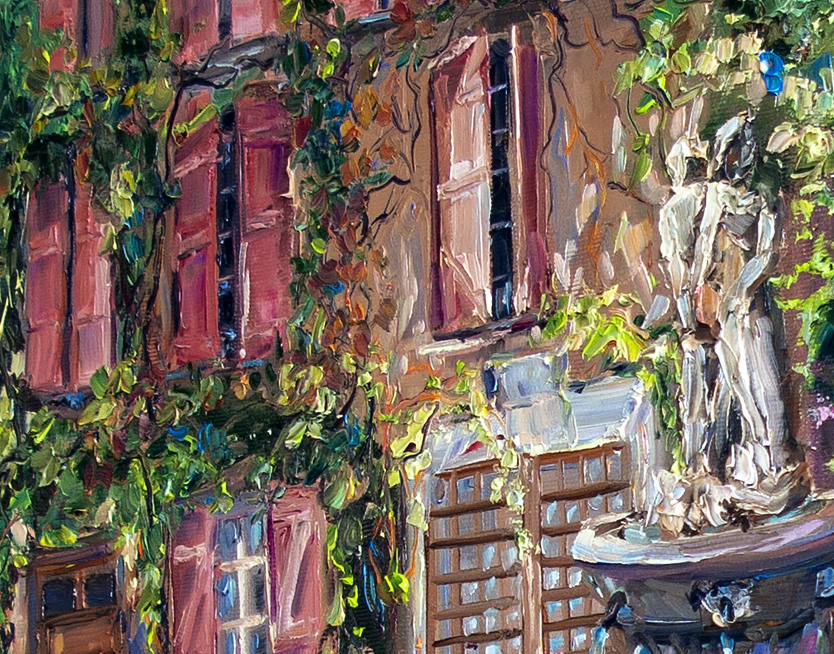 French Impressionist Painting on Canvas, Original Art, Provence, Old ...