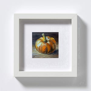 Pumpkin Painting Original art, Vegetable oil Painting, Artwork by Bondareva Nataliia image 7