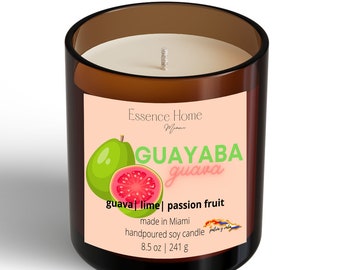 Soy Candle | Scented Candle | Guayaba | Fig | Passion Fruit | Gifts for Everyone | Gift for Her | Gift for a friend