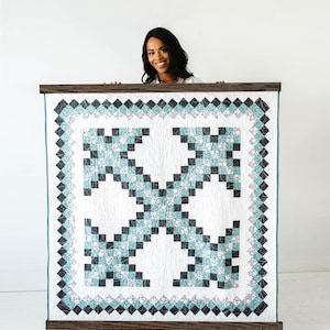 Quilt Hangers for Wall Hangings - Tapestry Hanger - Rug Hanging- Displaying Textiles image 9