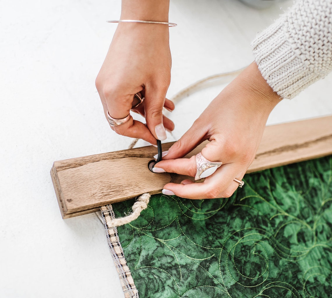 Wooden Blanket Holder Hanger How to Hang A Pendleton Blanket Etsy