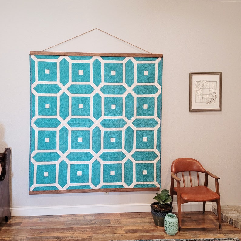 How to Hang a Quilt Wooden Frames for Displaying a Quilt on the Wall image 2