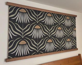 木製ブランケットホルダーハンガー - ペンドルトンブランケットを壁に