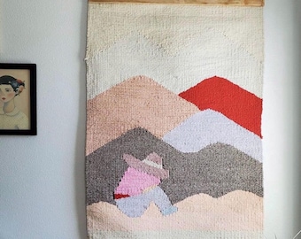 ネイティブアメリカンラグや織りタペストリー用のラグハンガー - Etsy 日本