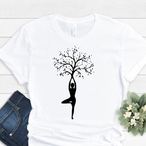 Tree of Life Yoga Shirt, Yoga T shirt, Yoga Teacher Gift, Yoga Lover Gift, Spiritual Shirt, Meditation T Shirts, Yoga Tree, Yoga Tee