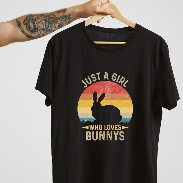 Buy Cute Bunny Gift T-Shirt For Girls Online Kuwit | Ubuy