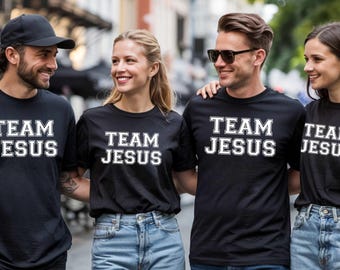 Team Jesus Shirt: Christian Gift, Faith Religious Tee