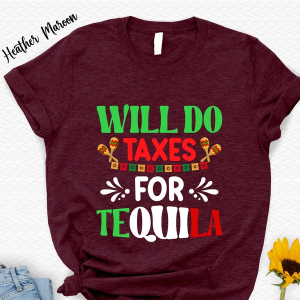 Cinco de Mayo Tequila Shirt, zal belastingen doen voor Tequila T-shirt, Mexicaanse vriend cadeau, Mexicaanse partij Tee, Happy Cinco de Mayo, grappige Tequila Tshirt