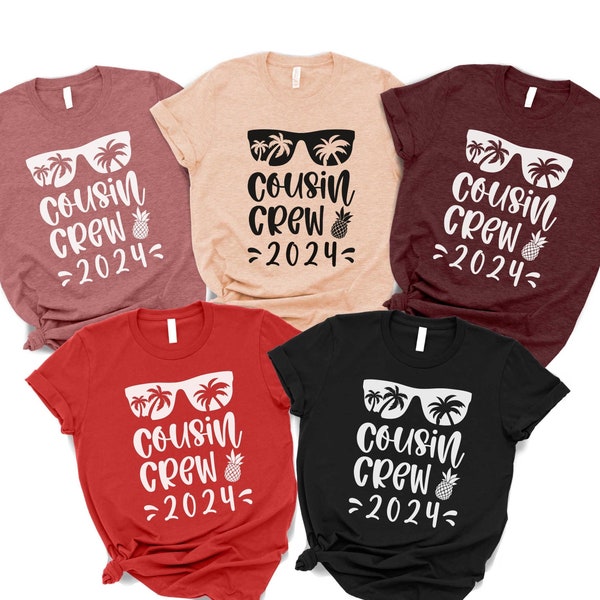 Cousin Crew 2024 Shirt, Cousin Matching T-Shirt,Cousin Squad Gift,Adventure Time Tee,Family Vacation Gift,Family Trip Gift,Big Cousin Tshirt