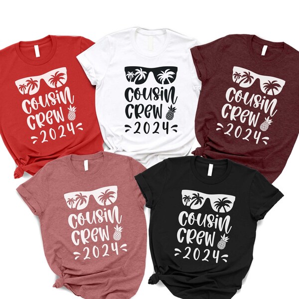 Cousin Crew 2024 Shirt, Cousin Squad Gift, Family Trip Gift, Family Vacation T-Shirt, Adventure Time Tee, Big Cousin Tshirt, Cousin Matching