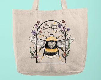 Inspirational Bee Tote Bag,Nature Lover Gift,Boho Bag For Women,Cute Bee Gift,Shoppig Bag,Tote Bag Aesthetic,Gift For Her,Women Shoulder Bag