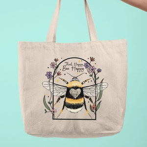 Inspirational Bee Tote Bag,Nature Lover Gift,Boho Bag For Women,Cute Bee Gift,Shoppig Bag,Tote Bag Aesthetic,Gift For Her,Women Shoulder Bag