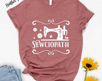 Camiseta Sewciopath: Camiseta de regalo para amantes de la costura