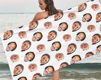 Toalla de playa personalizada: regalos con foto personalizados