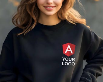Sweatshirt met aangepast zaklogo: werkkleding met bedrijfslogo