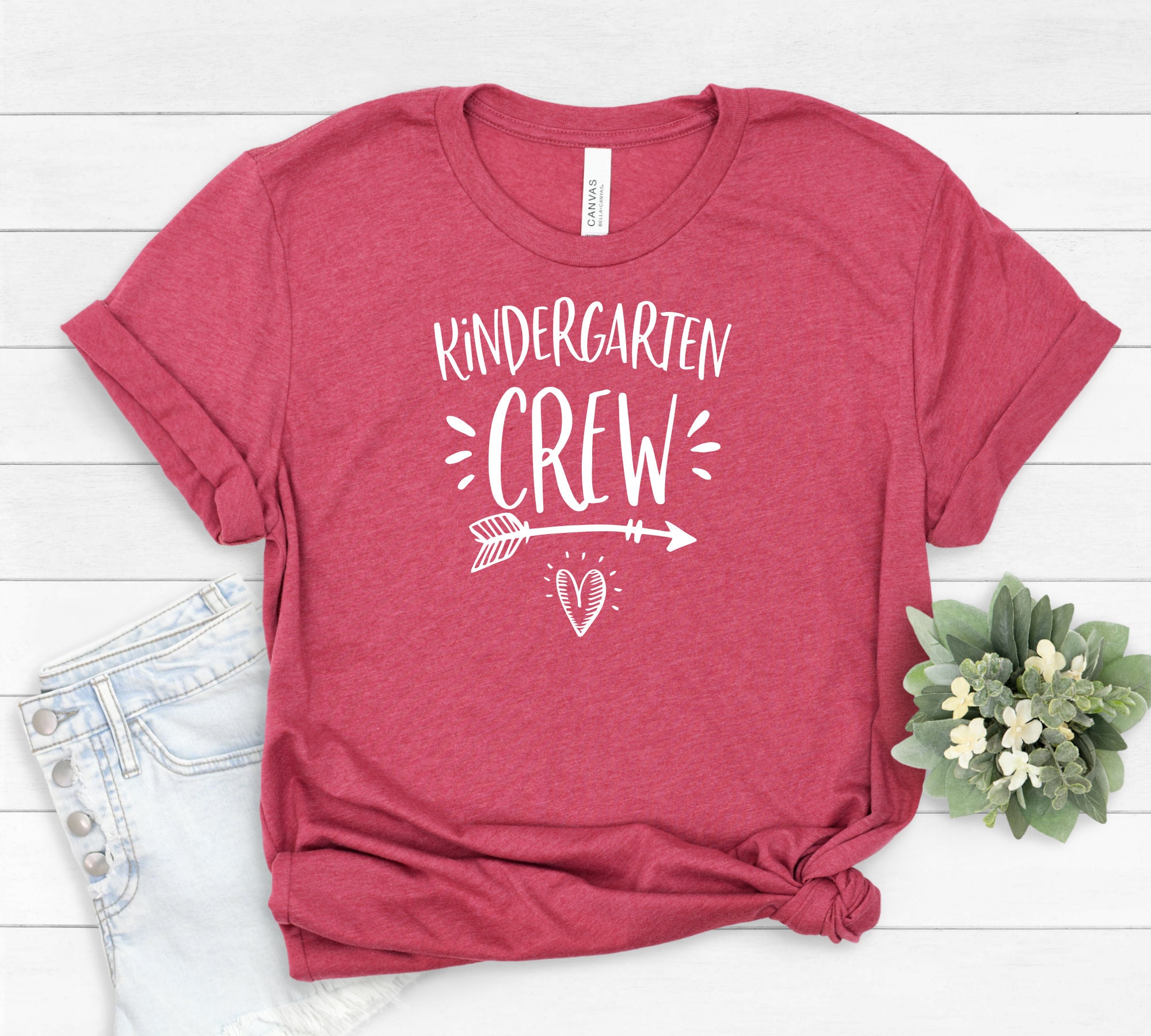 Discover Kindergarten Crew, Teacher Shirt, Kinder Squad, Kindergarten Tribe, School Teacher, Teaching Shirt, Teacher Team, Unisex Graphic Tee