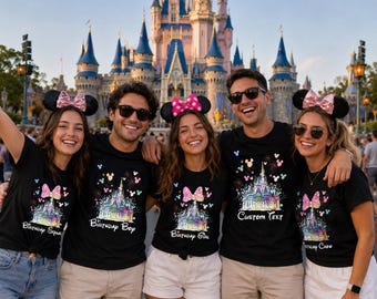 Disney Birthday Squad Shirt: Matching Magical Castle Birthday Trip Tee