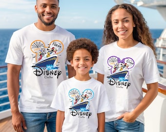 Gepersonaliseerd Disney Halloween-shirt: Spooky Cruise Vacation-T-shirt