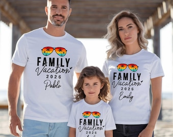 Family Vacation 2026 T-Shirt: Matching Summer Tees