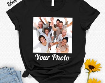 Camiseta personalizada con foto: regalo de recuerdo para familiares y amigos