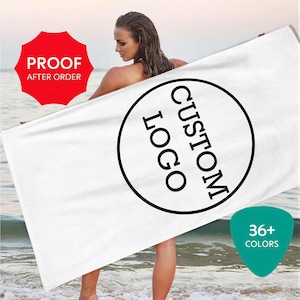 Custom Logo Beach Towel: Personalized Corporate Gift
