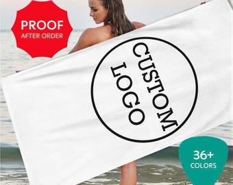 Custom Logo Beach Towel: Personalized Corporate Gift