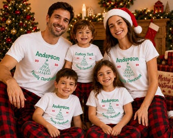 Family Christmas 2026 Shirt: Custom Xmas Name Tee