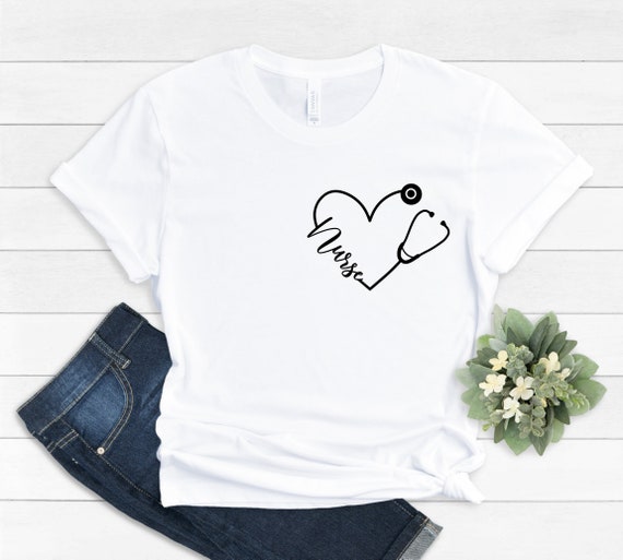 Stethoscope School Nurse Heart T-Shirt Flower Nurses Gifts Stethoscope School Nurse Heart T-Shirt Flower Nurses Gifts