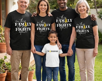 Gold Ribbon Childhood Cancer Warrior Shirt: Strong Fighter Support Gift For Kids