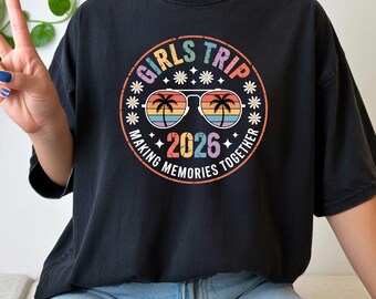 Girls Trip 2026 Matching T-shirt: Summer Beach Vacation Tee - Etsy