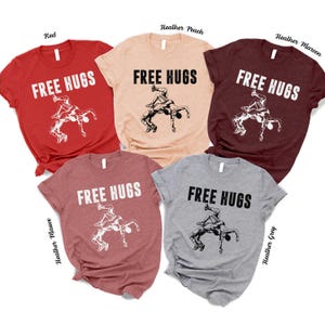 Free Hugs Wrestling Sweatshirt: Sports Long Sleeve Shirt image 7