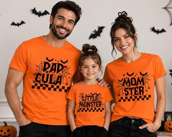 Halloween Family Matching Shirts: Spooky Season Family Outfits