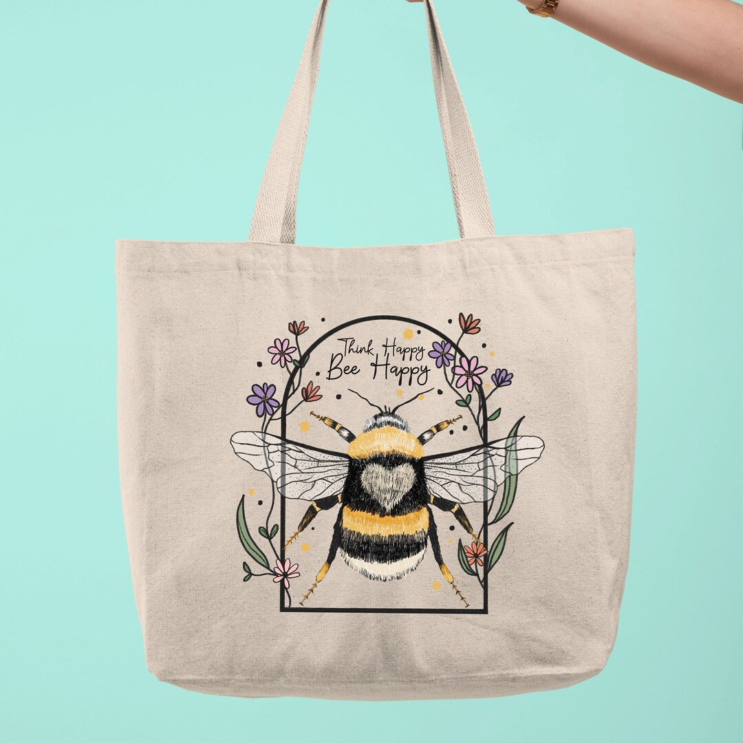 Inspirational Bee Tote Bag,nature Lover Gift,boho Bag for Women,cute ...