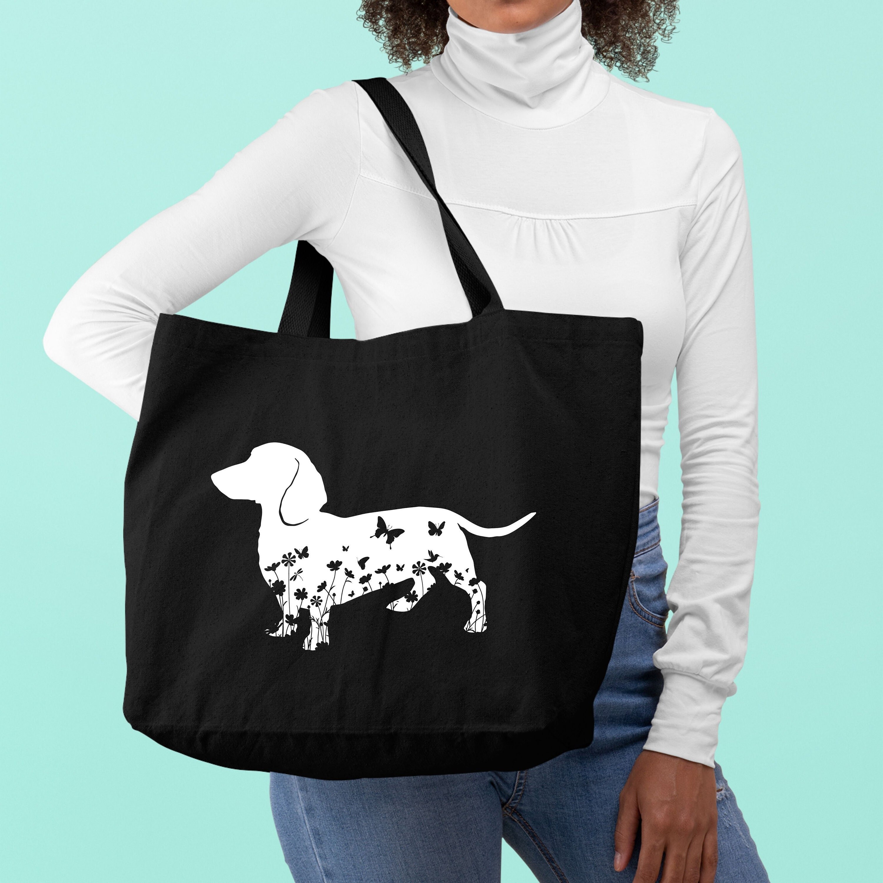 Loved By A Dachshund LH Tote Bag New MADE IN USA