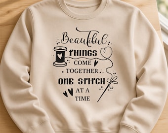 Funny Sewing Sweatsghirt | Needlework Apparel | Seamstress Tribute | Maker Wear For Studios