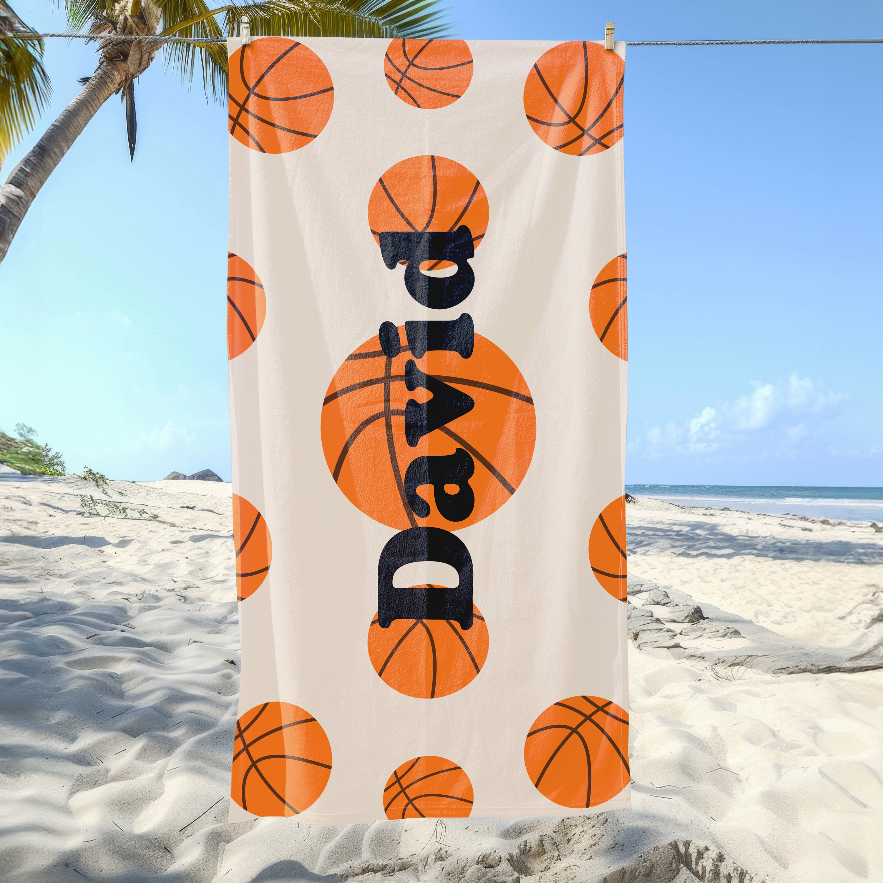 Sports Beach Towel, Custom Ball Beach Towel, Kids Beach Towel, Summer Season Gift, Sea Holiday, Boys Camping Towel Gift, Beach Accessories