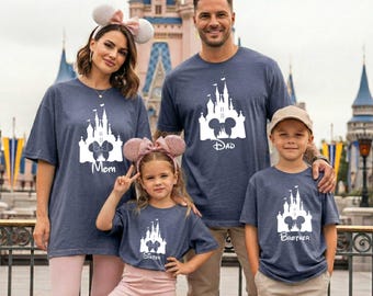 Custom Disney Castle Shirt: Family Magic Vacation Tee