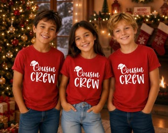 Kerstshirts voor neven en nichten: bijpassende kerstshirts voor het hele gezin